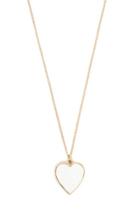 Forever21 Shell Heart Pendant Necklace