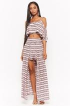 Forever21 Boho Me Geo Print Maxi Skort