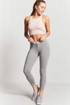 Forever21 Active Contrast Drawstring Leggings