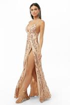 Forever21 Sequin Embellished Lace Homecoming Gown