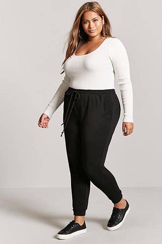 Forever21 Plus Size French Terry Joggers