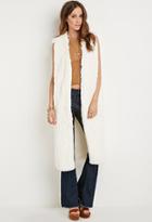 Forever21 High-slit Faux Fur Vest