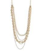 Pearlescent Swag Necklace
