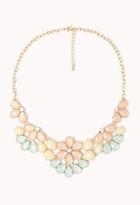 Forever21 Faux Stone Bib Necklace