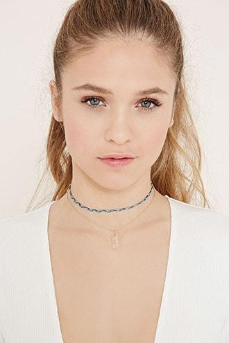 Forever21 Braided Choker Set