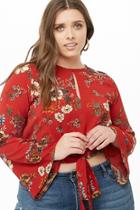 Forever21 Plus Size Crepe Floral Top