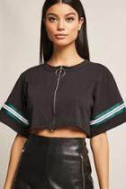 Forever21 Pull-ring Crop Top