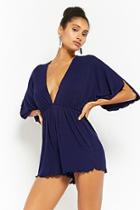 Forever21 Relaxed Lettuce-edge Romper