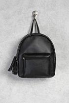 Forever21 Faux Leather Tasseled Backpack