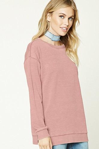 Love21 Women's  Contemporary Fleece Sweatshirt