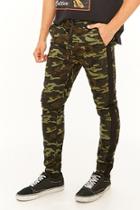 Forever21 Kayden K Striped Camo Joggers