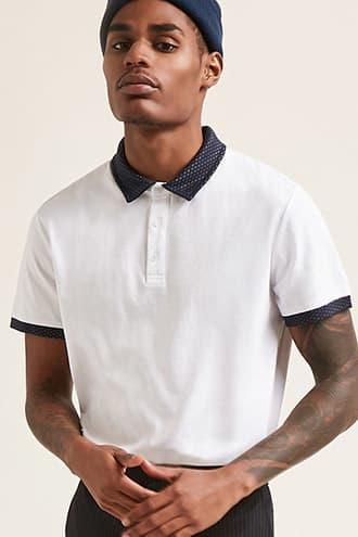 Forever21 Contrast Polo Shirt
