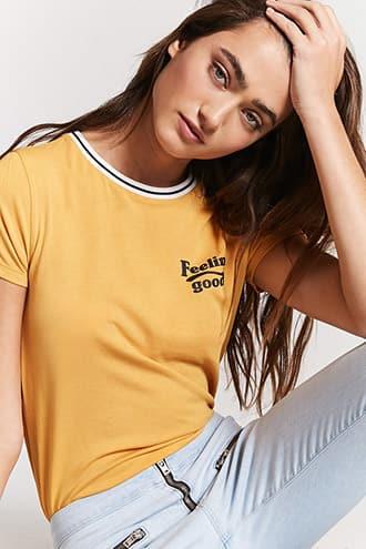 Forever21 Feeling Good Graphic Tee