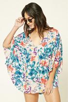 Forever21 Women's  Floral Cover-up Kaftan