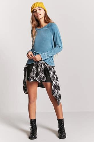 Forever21 Faded French Terry Pullover