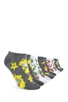 Forever21 Super Mario Print Ankle Socks - 5 Pack