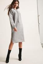 Forever21 Marled Hooded Sweater Dress