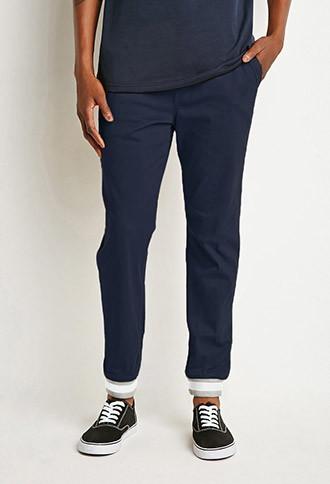 21 Men Varsity Stripe-trimmed Joggers