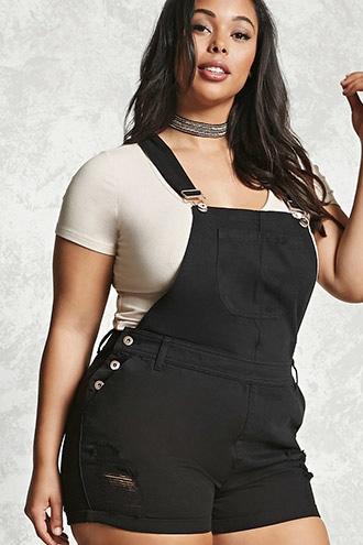 Forever21 Plus Size Denim Overalls