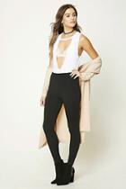 Forever21 Women's  High-waist Stretch Knit Pants