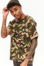 Forever21 French Terry Camo Tee