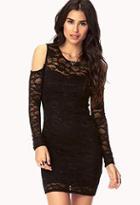 Forever21 Floral Lace Bodycon Dress