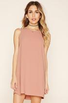 Forever21 Women's  Mauve Woven Shift Dress