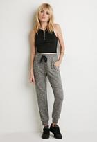 Forever21 Women's  Charcoal Marled French Terry Sweatpants