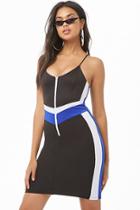 Forever21 Colorblock Zip-front Mini Dress