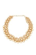 Forever21 Bead & Mesh Chain Statement Necklace