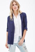 Forever21 Collared Drawstring Jacket
