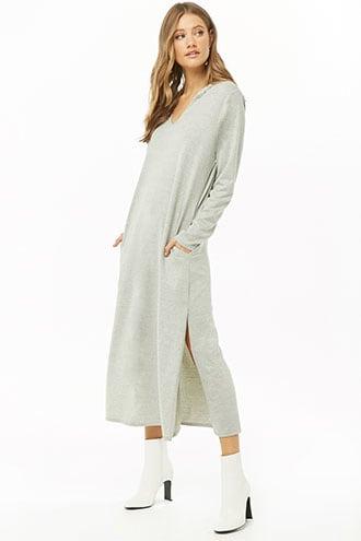 Forever21 Hooded Maxi Dress