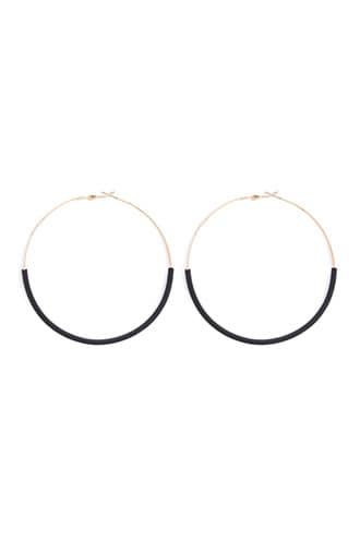 Forever21 Metallic & Matte Hoop Earrings