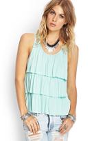 Forever21 Tiered Crochet Tank