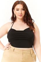 Forever21 Plus Size Cropped Cowl-neck Cami