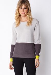 Forever21 Gallery Girl Colorblocked Sweater