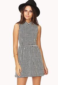 Forever21 Mod Houndstooth Dress