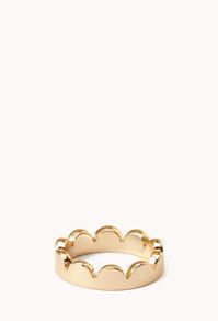 Forever21 Dainty Scalloped Ring