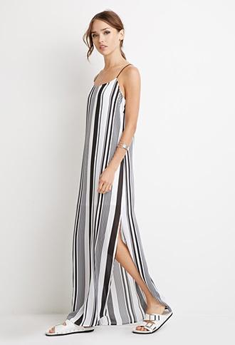 Forever21 Multi-stripe Maxi Dress