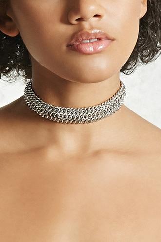 Forever21 Triple Curb Chain Choker