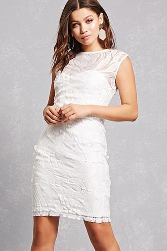 Forever21 Baroque Lace Sheath Dress