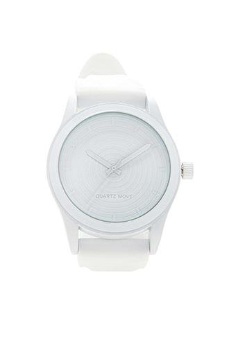 21 Men White Men Matte Analog Watch