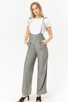 Forever21 Pinstriped Suspender Pants