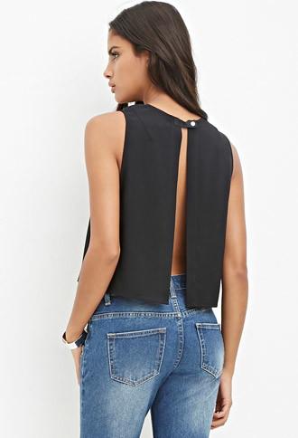 Forever21 Slit-back Top