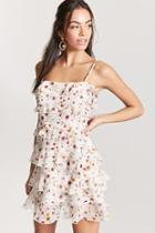 Forever21 Tiered Floral Flounce Dress