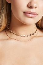 Forever21 Layered Triangle Chain Choker