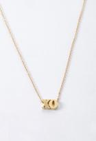 Forever21 Adorn512 Xo Gold Necklace
