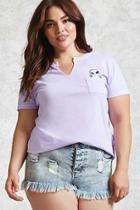 Forever21 Plus Size Alien Pocket Tee