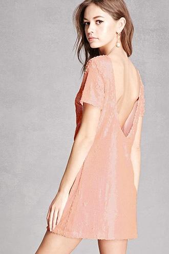 Forever21 Motel Sequined Low-back Dress