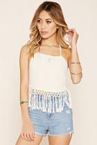 Forever21 Women's  Z And L Europe Halter Crop Top